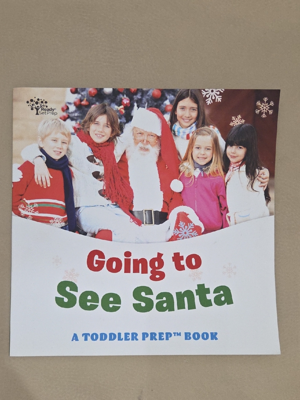 Going to See Santa Toddler Prep Book